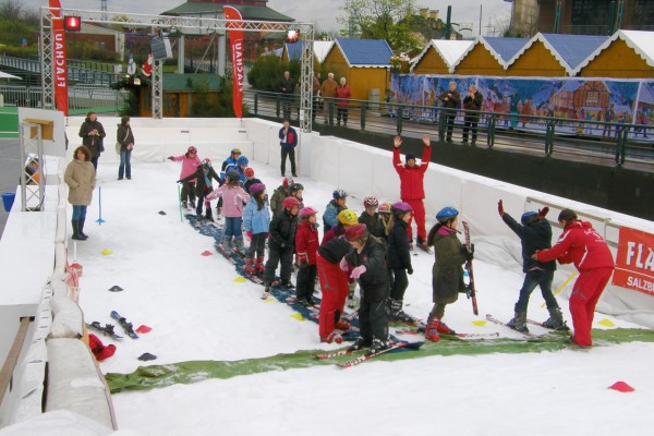 Spaß beim Skikurs in der Flachauer Winterwelt