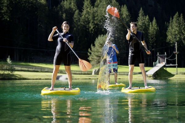 Stand up Paddeling im Sommerurlaub in Salzburg ©TVB Flachau