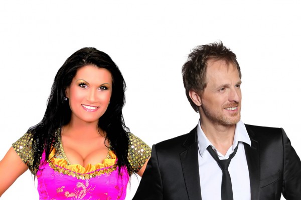 Antonia aus Tirol und Jörg Bausch auf der Schlager Wies´n